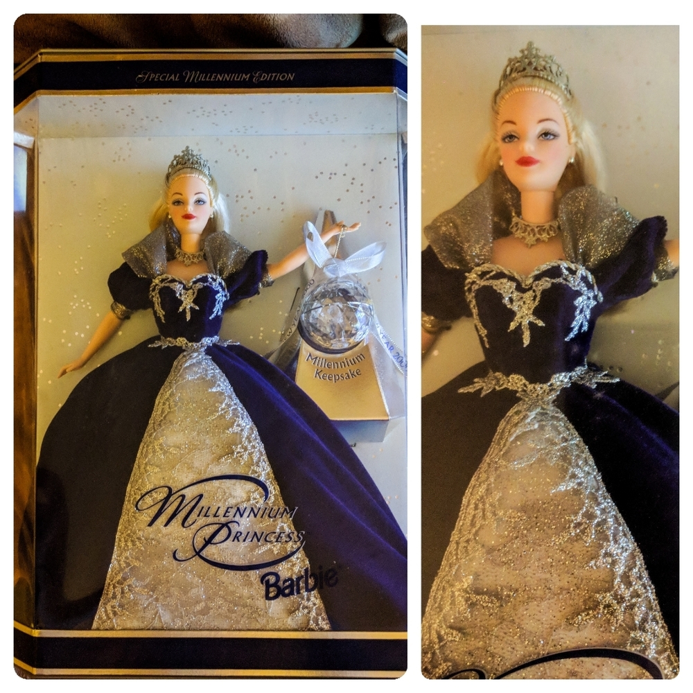 Millennium Princess Barbie with Hallmark Ornament
